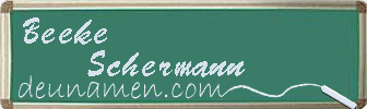 Beeke Schermann Visitenkarte